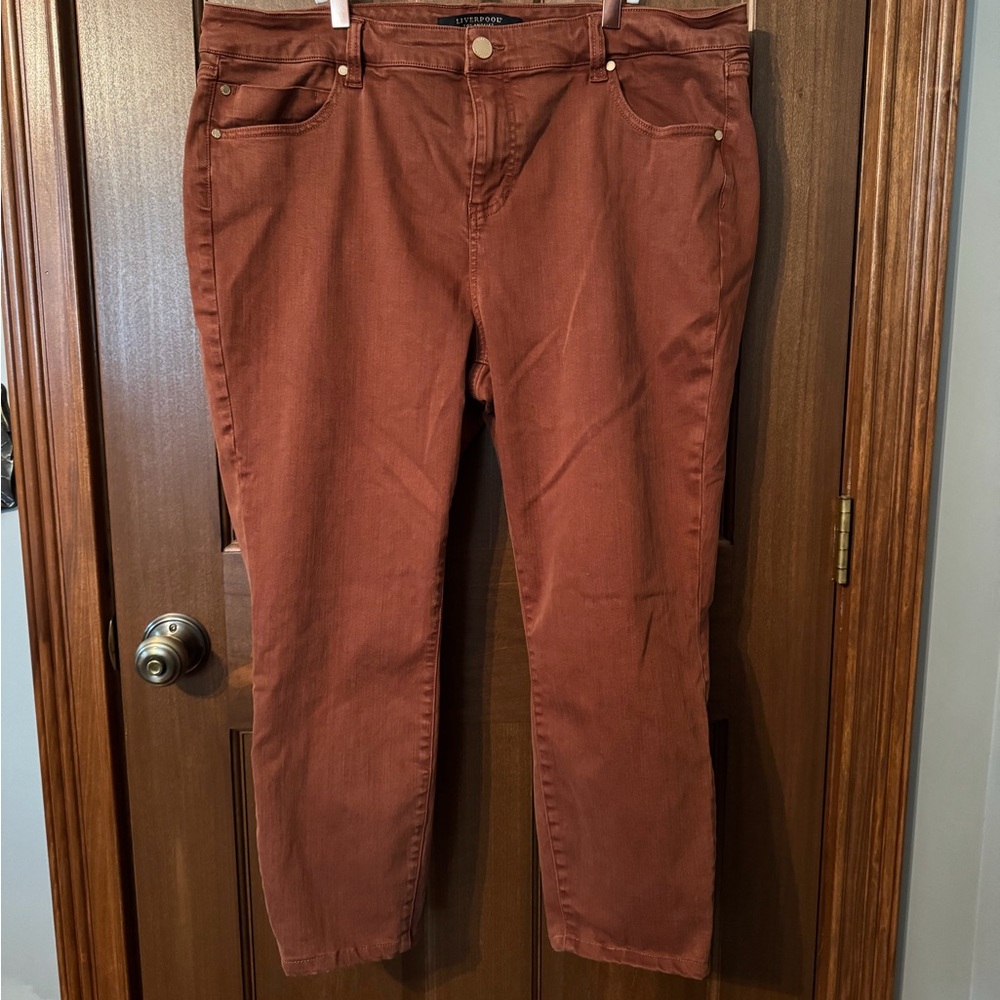 Liverpool Women's Rust Ankle Jeans